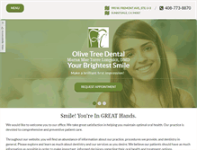 Tablet Screenshot of olivetreedental.com